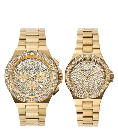 michael kors mens watch gift set|Michael Kors couple watch.